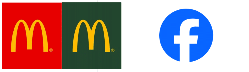 Logos McDonald's i Facebook