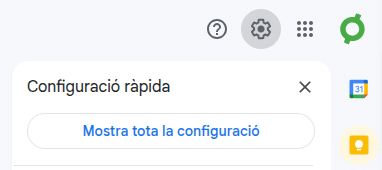 Configuració Gmail